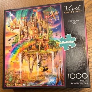 Buffalo Jigsaw Puzzle Vivid Collection Rainbow City 1000 Pieces